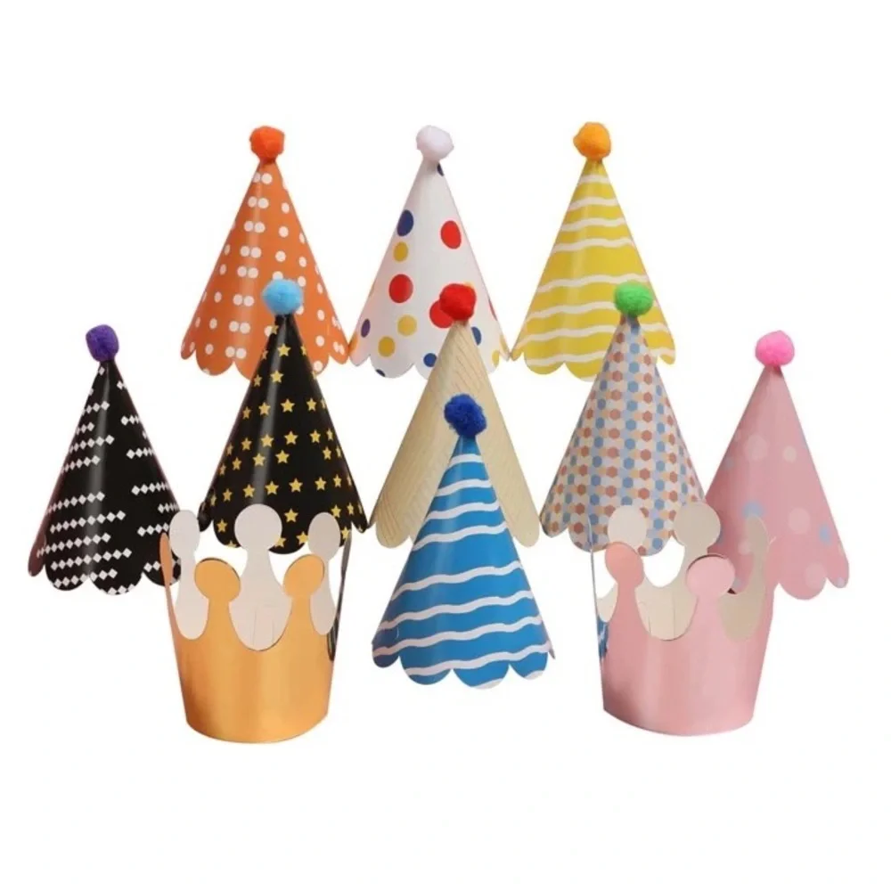 NEW Assorted Mini Party Hat Set (11 pcs)